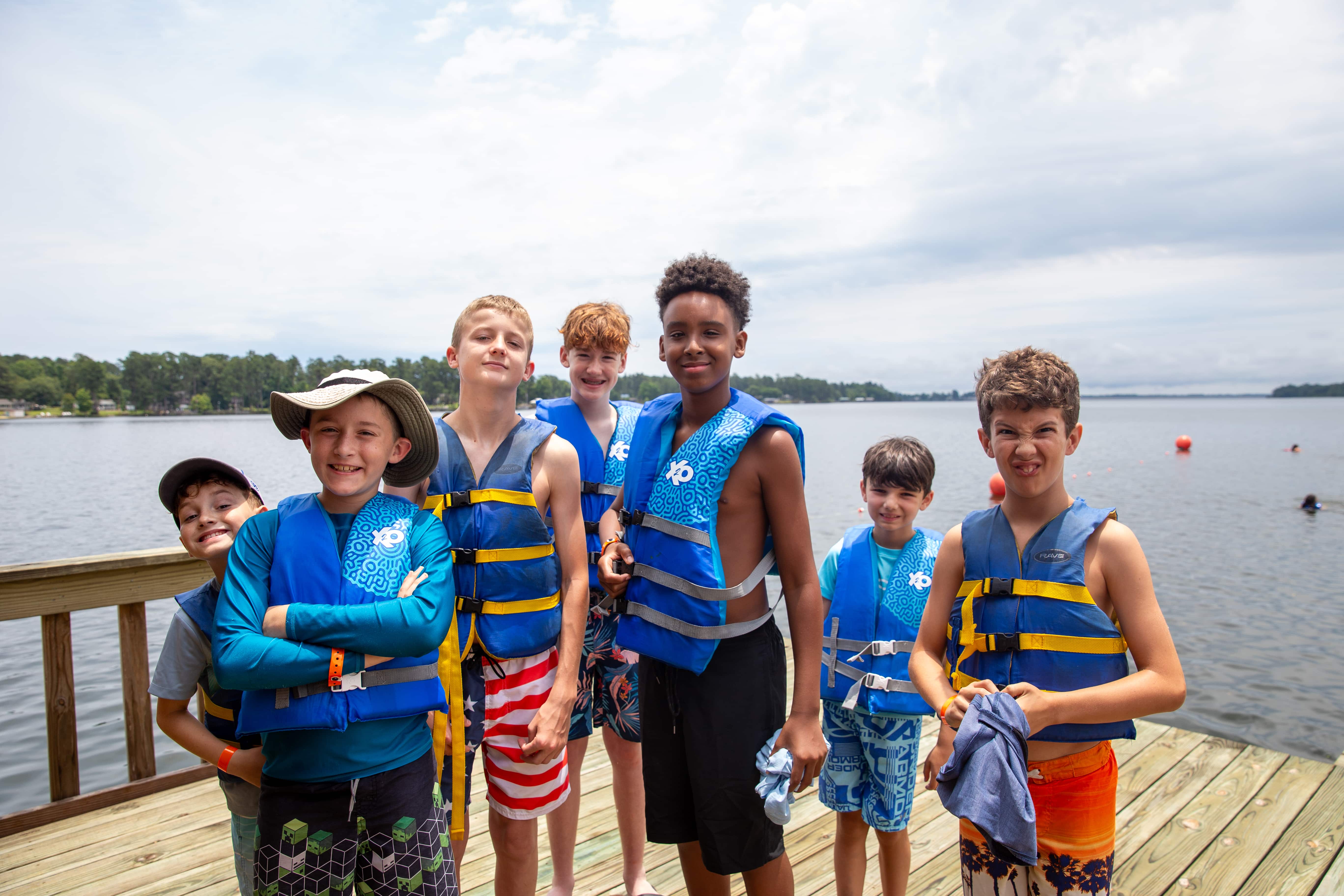 image of kids at the lake